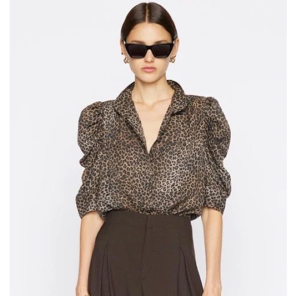 Frame Denim Tops - Frame Denim silk Gillian top S
